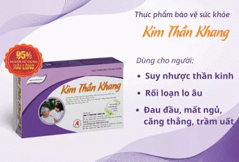 TPBVSK Kim Thần Khang - Dùng cho suy nhược thần kinh rối loạn lo âu